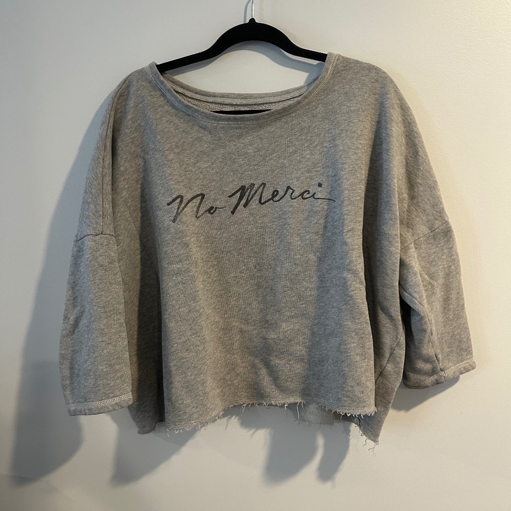 American Eagle Outfitters Gray Sweatshirt